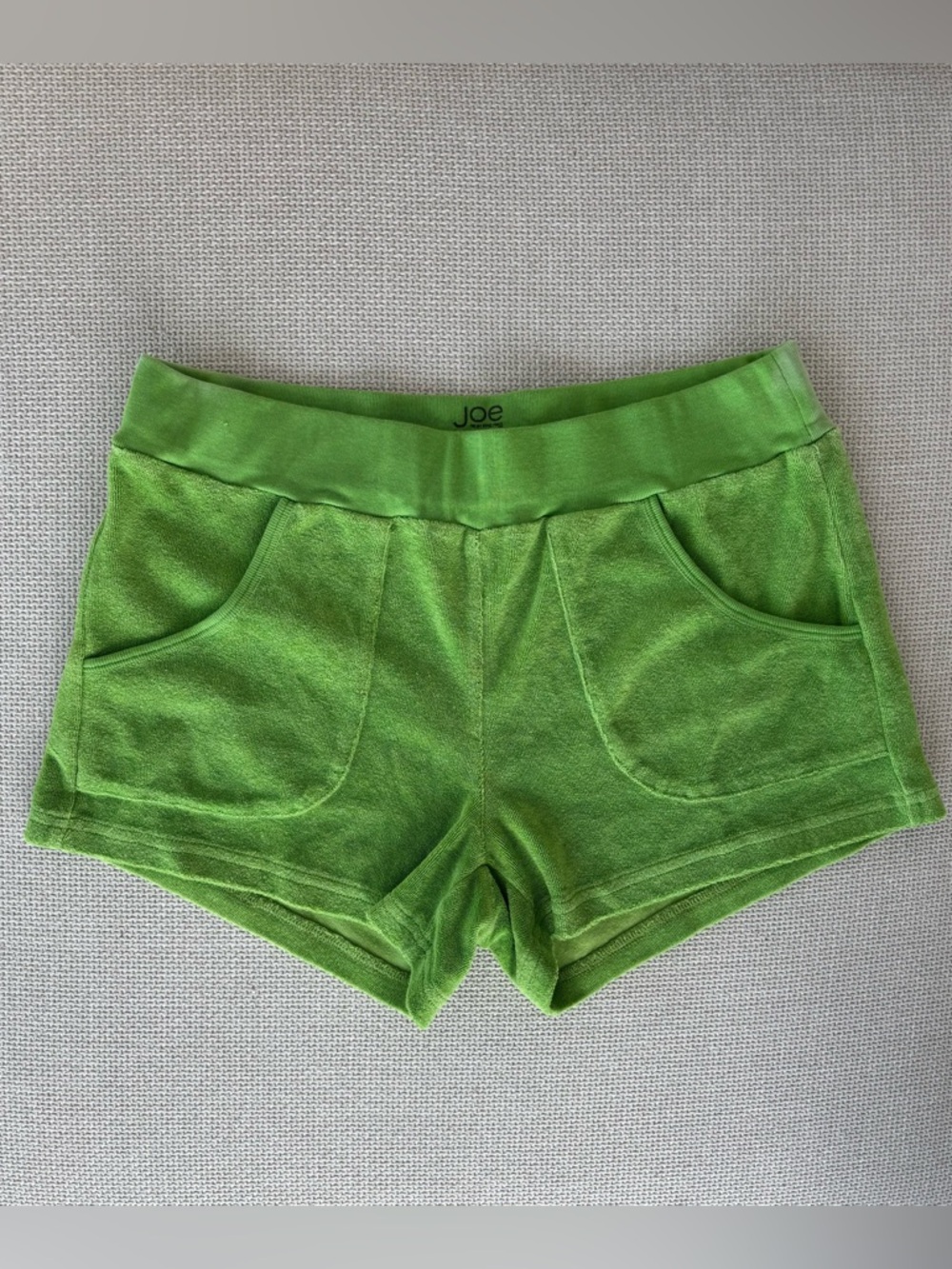 y2k Joe Fresh Green Terry Shorts